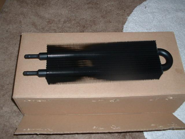 New oem ford transmission oil cooler 11x4x1.5 inches e4tz 7a095 b