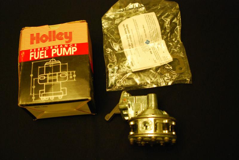 Holley 12-454 hi perf mechanical fuel pump 6-8 psi 110 gph std press b b chevy