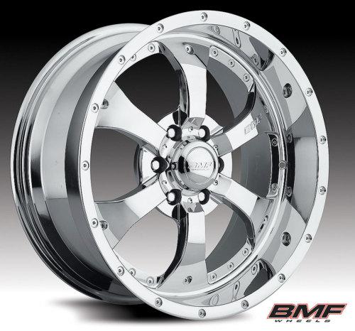 20" x 10" bmf novakane rims & 35x12.50x20 toyo open country m/t wheels tires