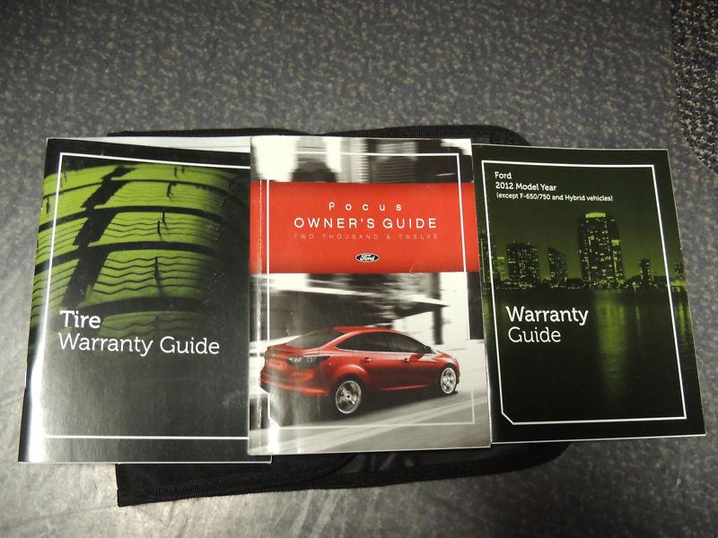 2012 ford focus owners manuals 