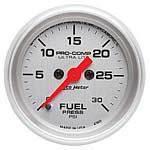 Autometer ultra-lite series-fuel press gauge 2-1/16" electrical 0-30 psi 4360