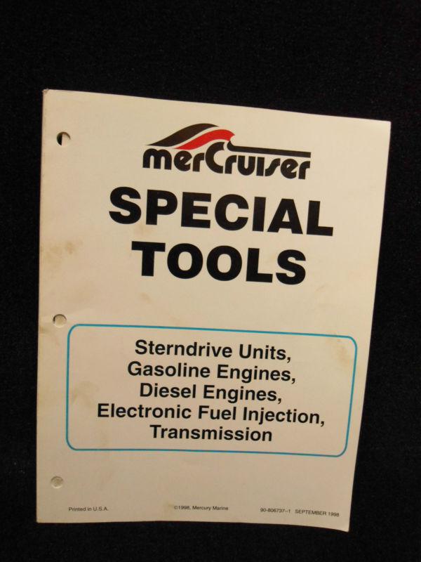 1998 mercruiser special tools #90-806737-1 drive units/gas & diesel engines/tran
