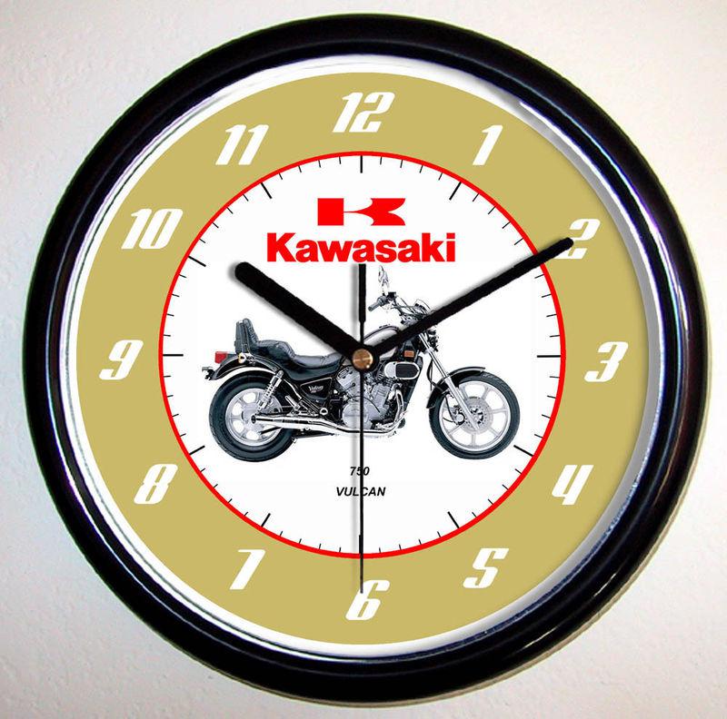 Kawasaki vulcan 750 motorcycle wall clock 2004