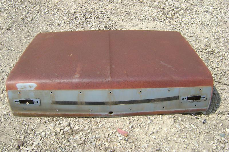 1966 66 plymouth belvedere satellite 2dr ht trunk lid solid good used