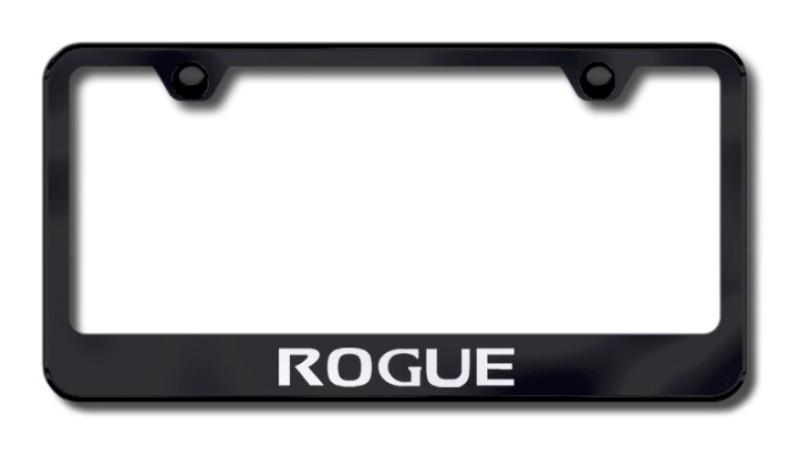 Nissan rogue laser etched license plate frame-black made in usa genuine