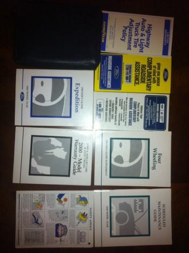 2000 ford expedition 4x4 owners manuals 00 w/ case books