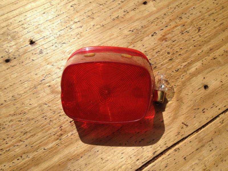 Harley davidson dyna tail light lense cover and bulb