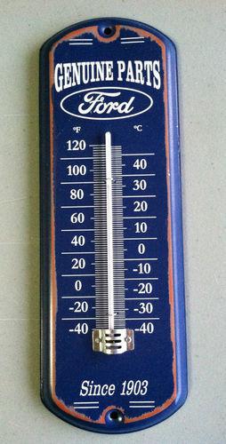 Genuine ford thermometer since 1903 metal sign man cave garage shop ford....