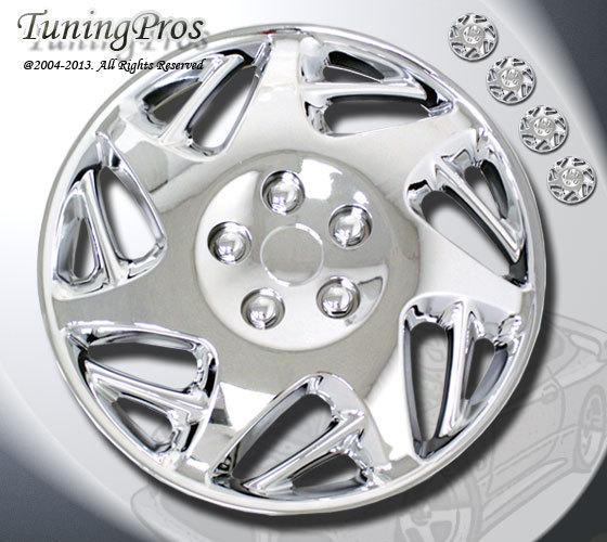 15" inch hubcap chrome wheel rim covers 4pcs, style code 007b 15 inches hub caps