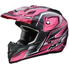 New afx fx-19 offroad motorcycle helmet, pink multi, small