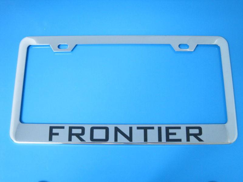 Chrome license plate frame - nissan frontier