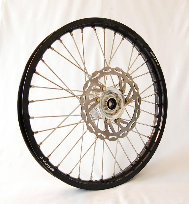Complete wheel front yamaha wr250r 21" billet hubs black rim