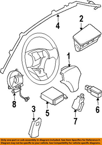 Mazda oem bs4h57k30c air bag-diagnostic unit