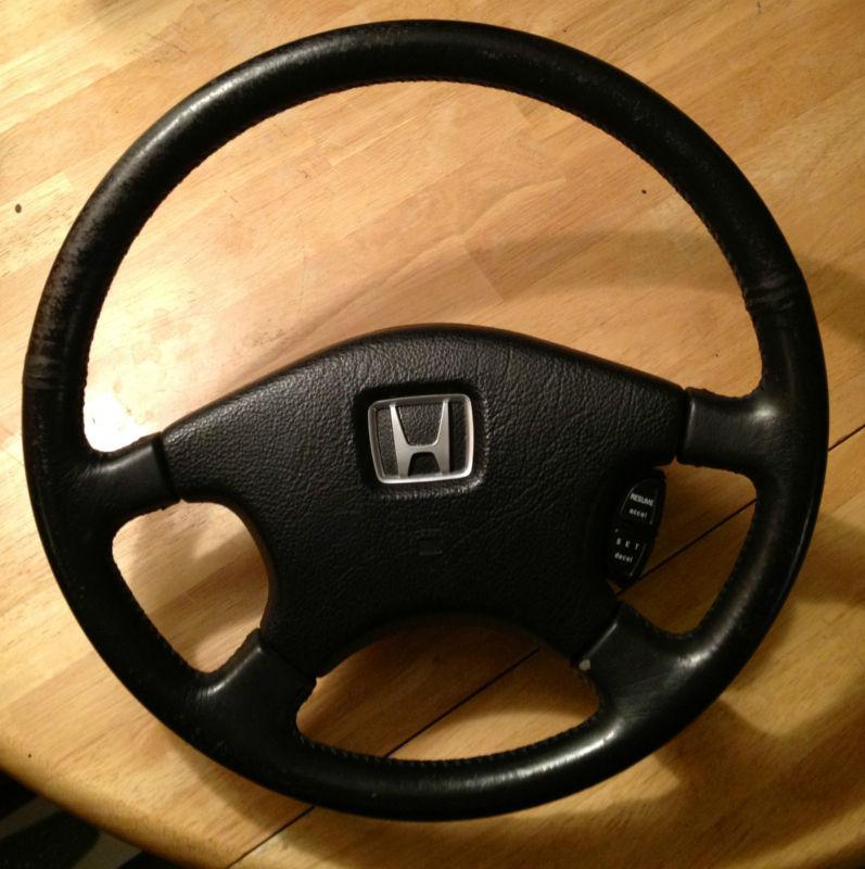 Rare 90-91 accord leather steering wheel