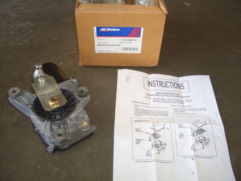 1989 90 91 92 93 94 95 96 97 98 99 00 chevrolet gmc & cadillac nos wiper motor 