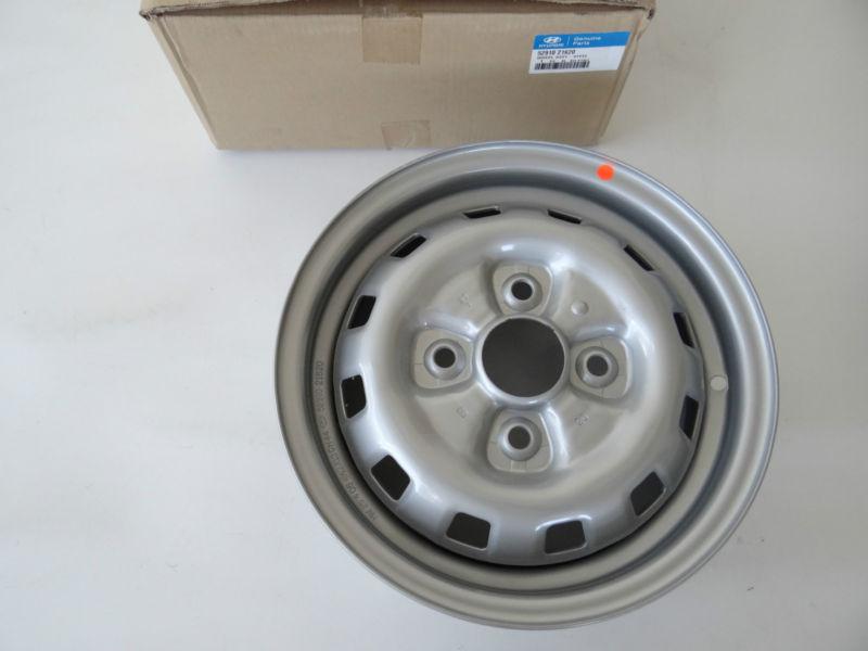 1996-1999 hyundai accent temporary steel wheel rim assembly 5291021620 new 
