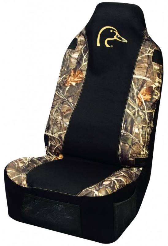 Ducks unlimited camouflage universal bucket seat cover, in realtree max-4