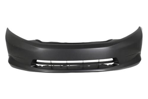 Replace ho1000280v - 2012 honda civic front bumper cover factory oe style