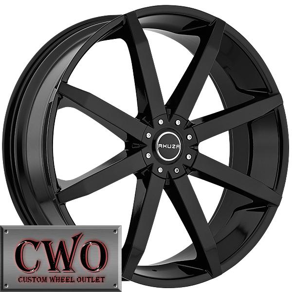 18 black akuza zenith rims 4x100/4x114.3 4 lug civic cobalt accord elantra cwo