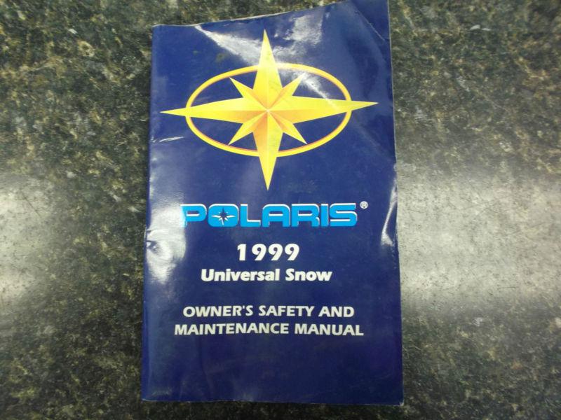 Polaris 1999 universal snowmobile owner manual