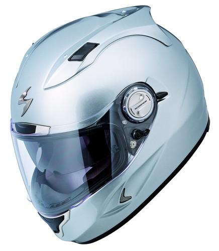 Scorpion exo-1100 solid full-face helmet hyper silver