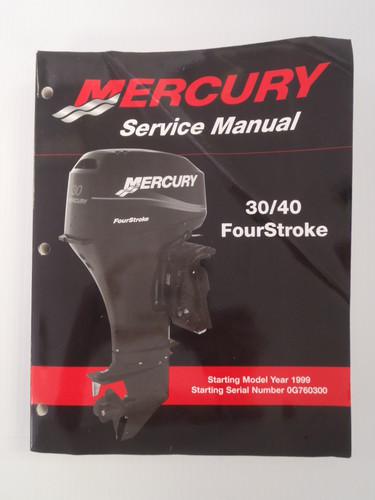 Used mercury outboards 30/40 fourstroke factory service manual 90-857046r1