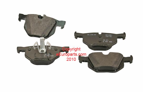 New genuine bmw disc brake pad set - rear 34216791938