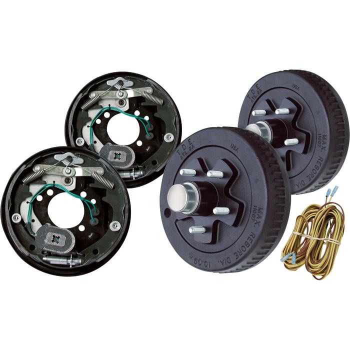Tow zone electric drum brake kit-pair 10in #56125