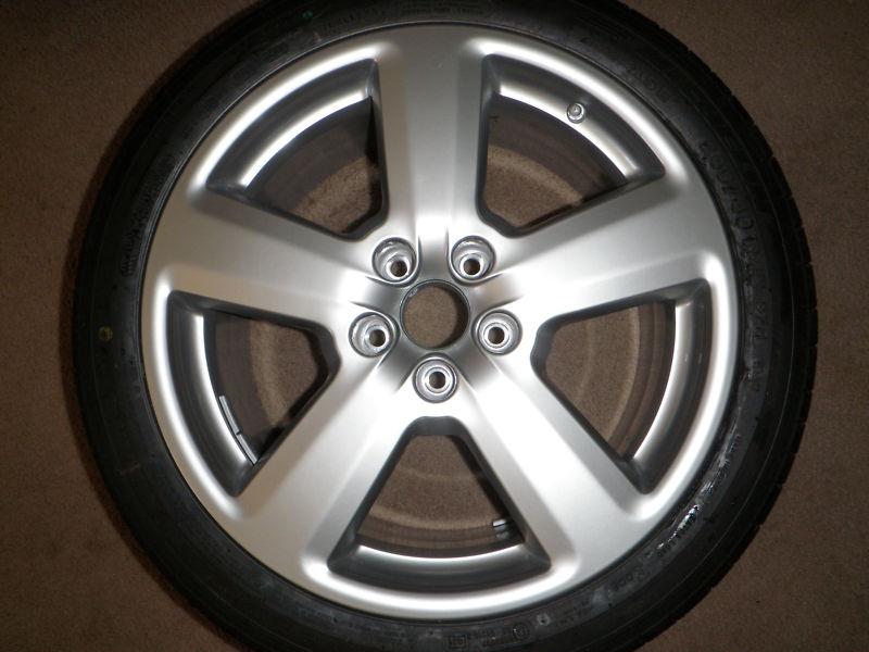 New!! audi a4/s4/a6 (ronal 1291) oem 18" x 8" alloy wheel w/michelin pilot tire 