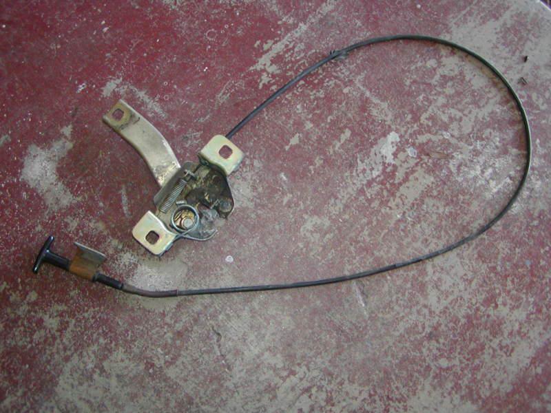 79 83 datsun 280zx hood release cable with the latch.