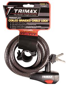 Trimax tkc126 6'high security cable lock