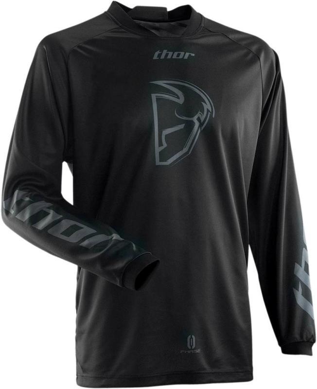 New thor motocross phase blackout offroad jersey. men's large / l