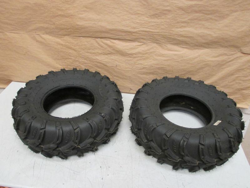 Itp mud lite 24x9x11 24x9-11 atv quad off road tires pair (2)