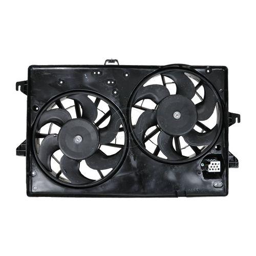 Dual radiator a/c air conditioning cooling fan for contour cougar mystique