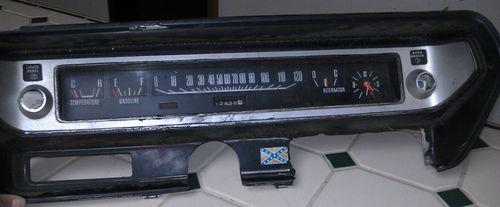 Mopar 74 satellite gauge cluster