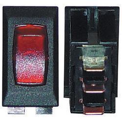 Sigma switches a1-31 red 12v rocker illuminated rocker switch