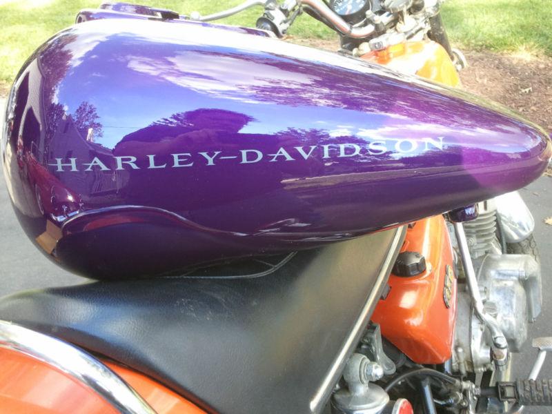 Harley dyna super glide sport fxdx gas tank fxd superglide concord purple oem