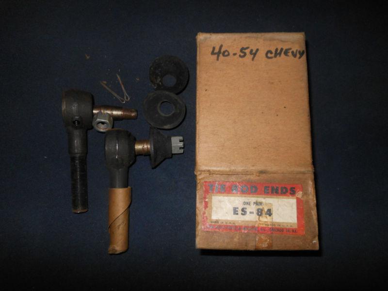 Nos usa made vintage tie rod ends es-84 1940-54 chevrolet