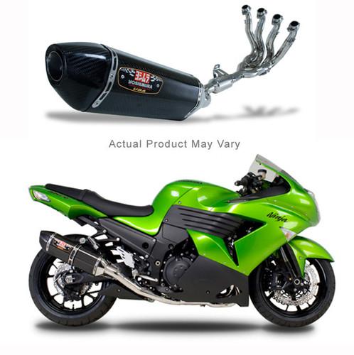 2006-2013 kawasaki zx14r zx14 yoshimura r77 stainless carbon full exhaust system