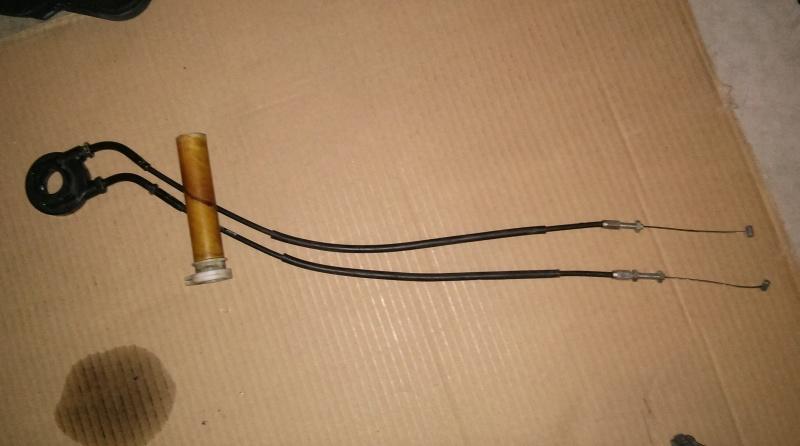 Honda rc51 right hand controls throttle tube cables free shipping