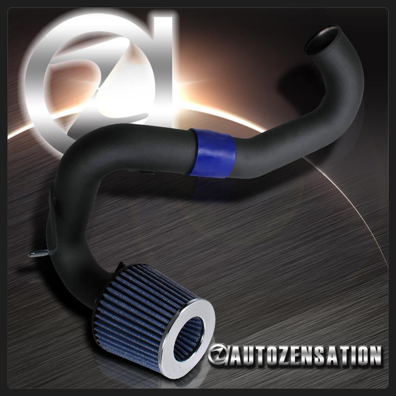 00-05 celica gts 1.8l l4 black cold air intake system+turbo chip fiilter