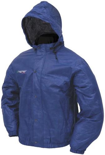 Frogg toggs men's pro action royal blue motorcycle rain jacket size 2xlarge