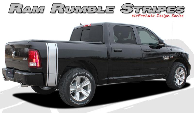 Dodge ram rumble truck bed panel vinyl graphics decals - 3m pro stripes 2014 pl7
