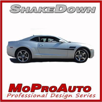 Shakedown 2011 camaro side graphic decals - pro grade 3m vinyl stripes 623