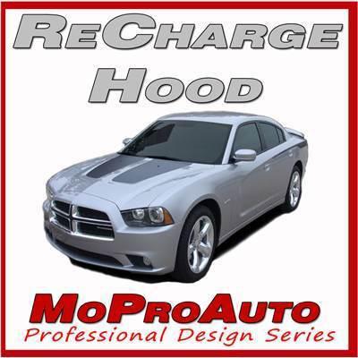2014 dodge charger recharge split hood stripes decals graphic 3m pro vinyl n42