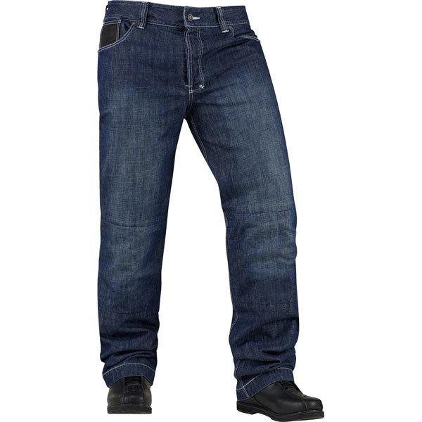 Blue w36 icon strongarm 2 enforcer riding pant
