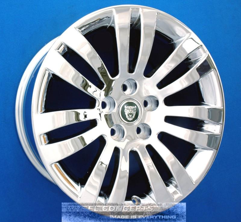 Jaguar aris xk8 18 inch chrome wheels rims 18" xkr xk 8 r oem