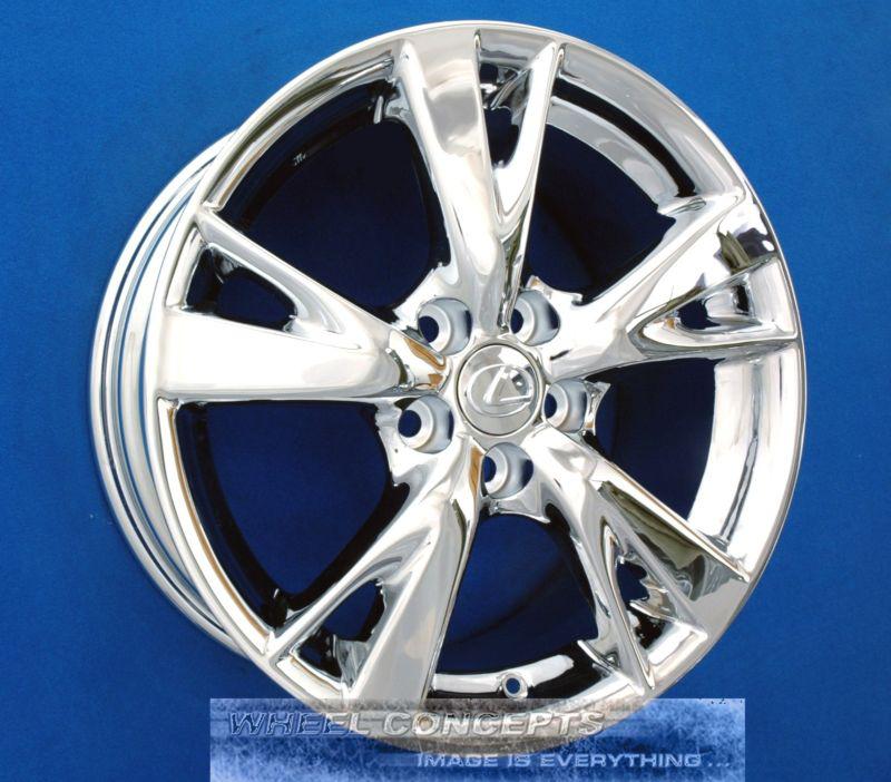 Lexus is250 is350 is 250 350 18 inch chrome wheels oem 18" gs400 gs430 gs 430
