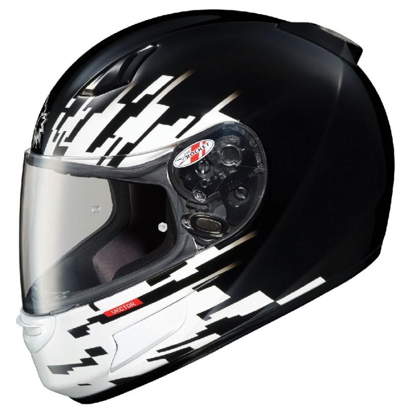 Joe rocket rkt-prime vector white medium motorcycle helmet med md m