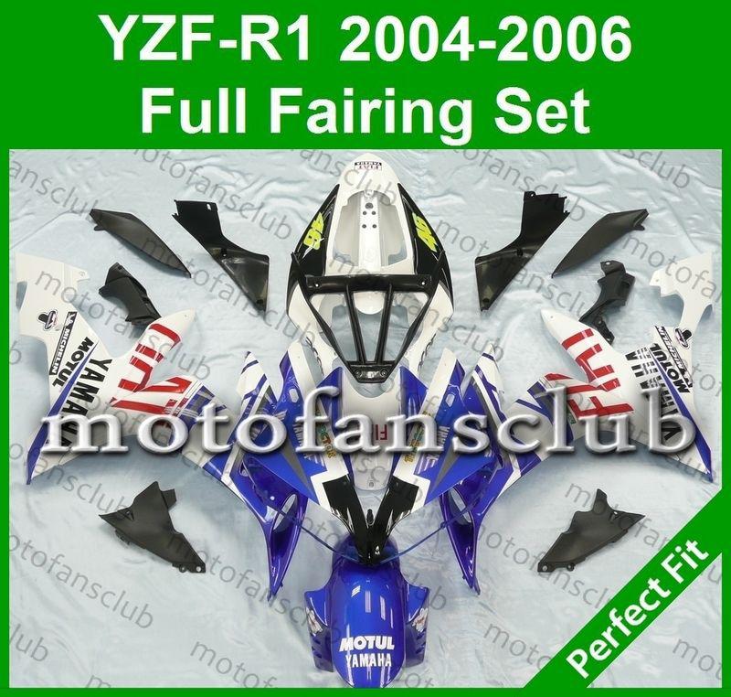Fit yamaha yzf r1 04 05 06 yzfr1 2004 2005 2006 fairing bodywork plastics #07 c
